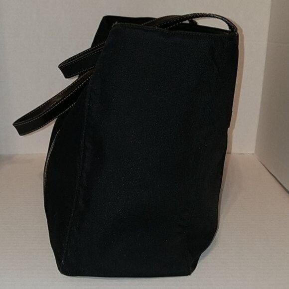 Kate Spade Black Nylon Tote Bag Shoulder Satchel Handbag Purse WOMEN'S WOMAN'S - Picture 6 of 15
